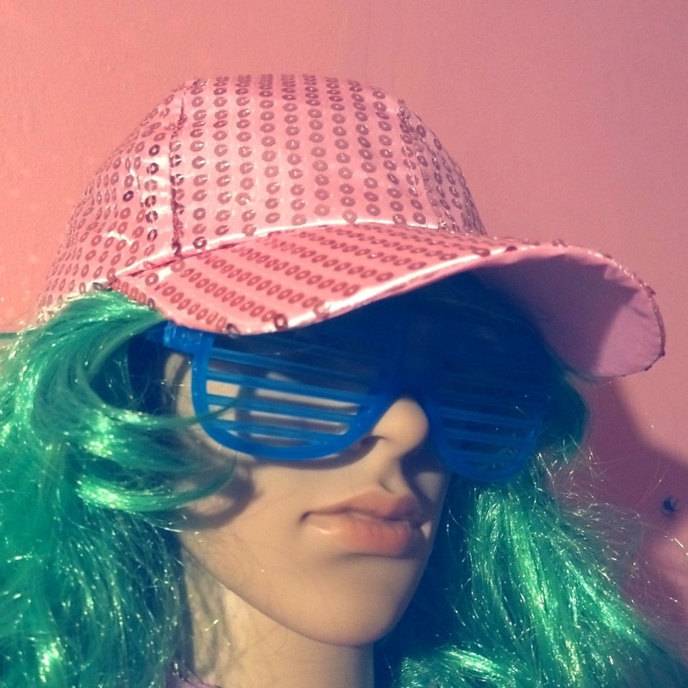SEQUIN CAP - Rave Fashion - Hat Party Baseball